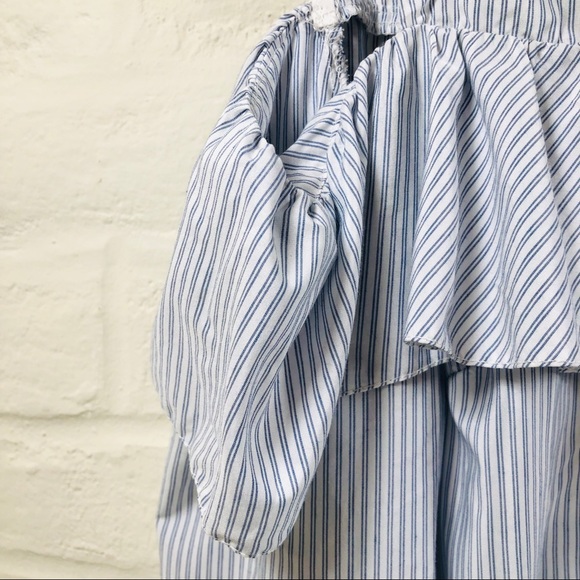 NWT | Topshop Cold Shoulder Button Down - Picture 3 of 5